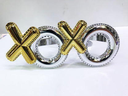Xoxo Party Glasses 2 Colors 2 Pieces