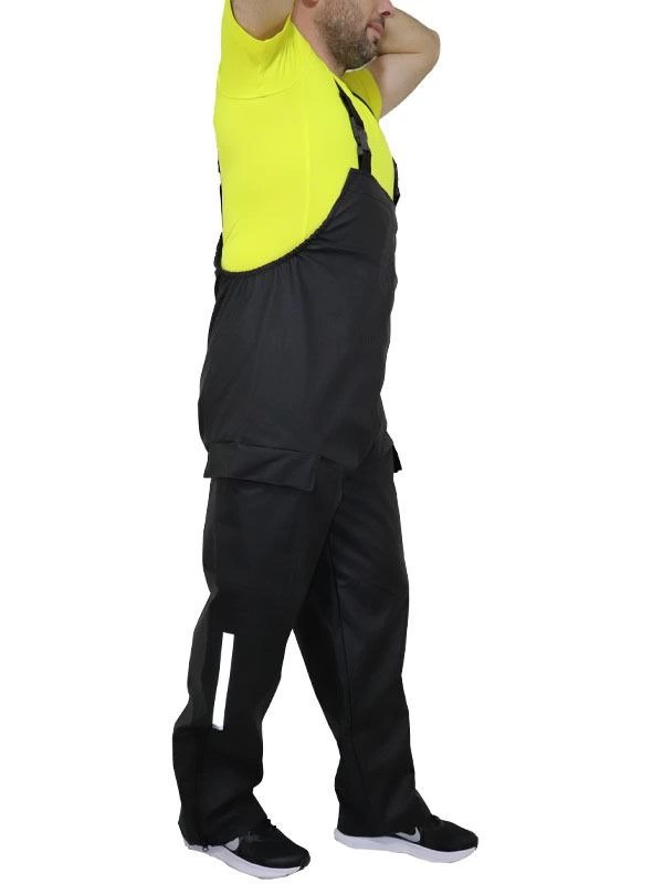 Rain Suit (Bib Overalls and Jacket) - Black