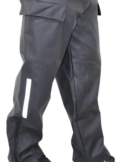 Rain Suit (Bib Overalls and Jacket) - Black