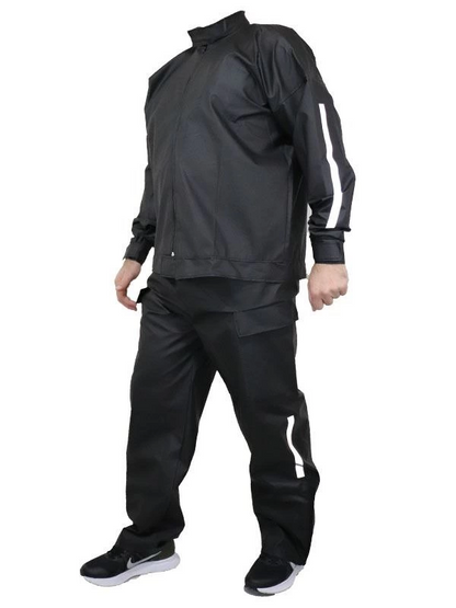 Rain Suit (Bib Overalls and Jacket) - Black