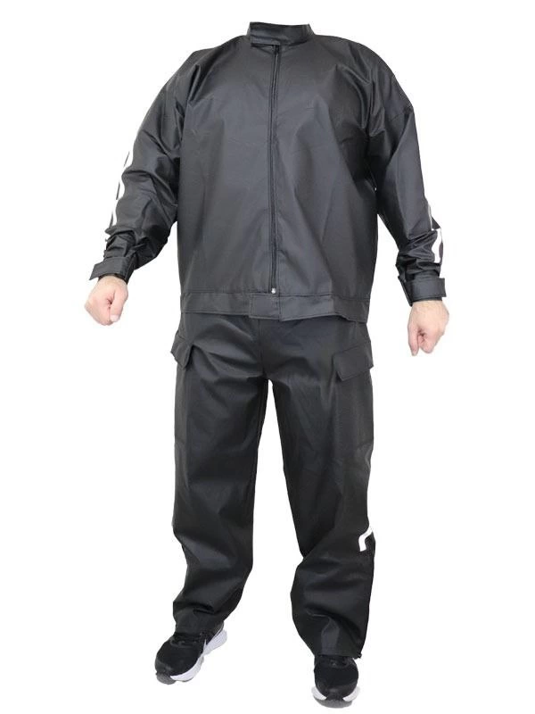 Rain Suit (Bib Overalls and Jacket) - Black