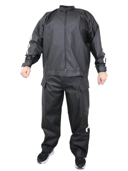 Rain Suit (Bib Overalls and Jacket) - Black