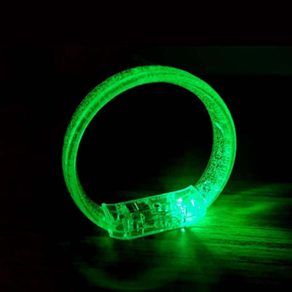 سوار بطارية قابل للطباعة بإضاءة LED خضراء