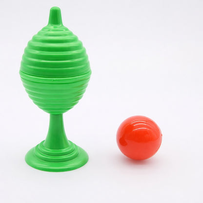 Yeşil Renk Sihirli Kupa Top Kaybetme Oyunu 7 cm (5347)