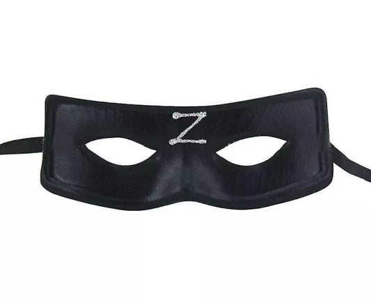 Zorro Maskesi Arkadan Lastikli Z Baskılı (5347)